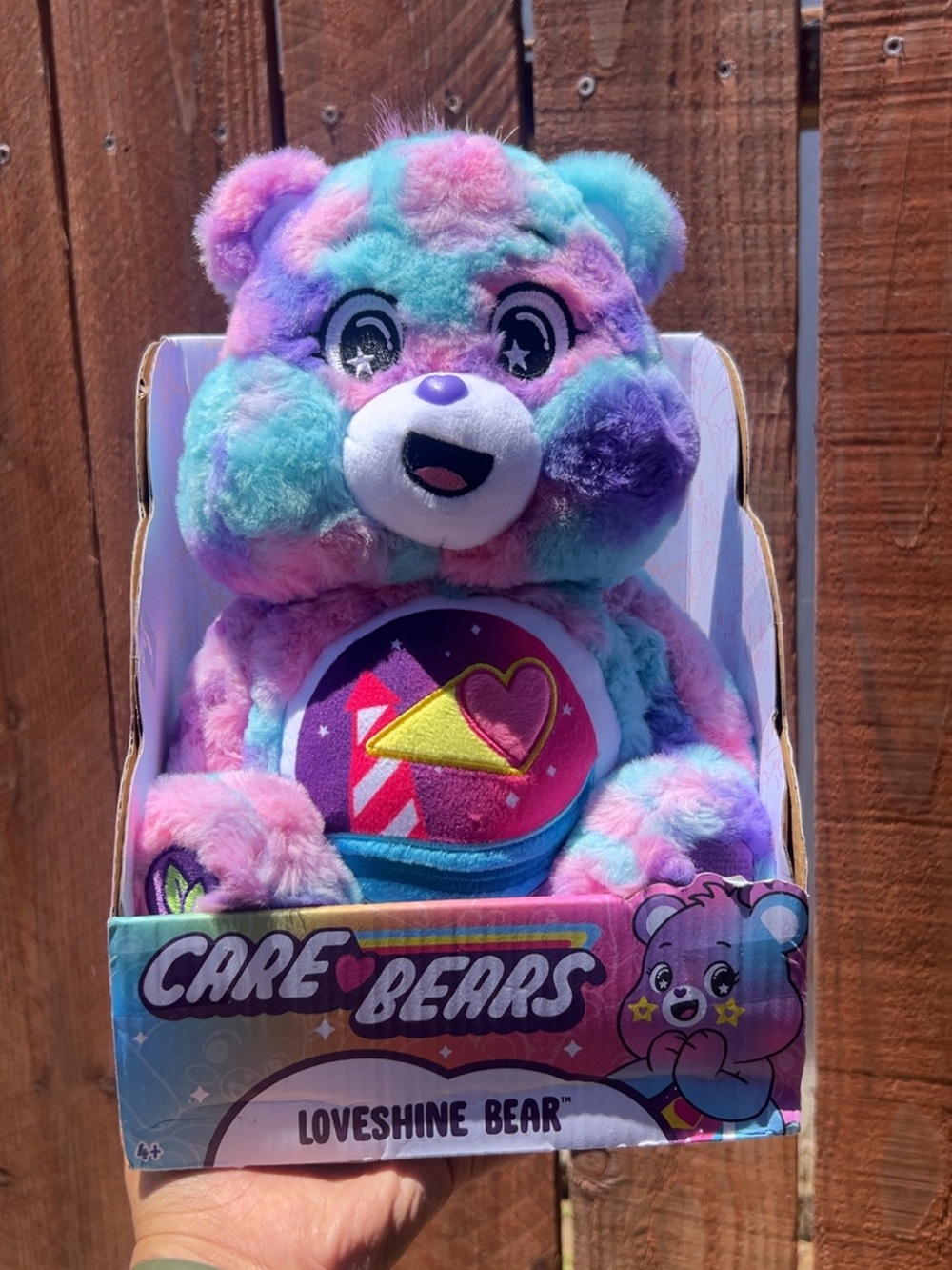 Care Bears Loveshine Bear Plush - Pastel Pink, Purple, Blue